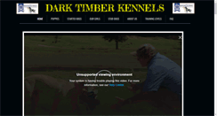 Desktop Screenshot of darktimberkennels.com